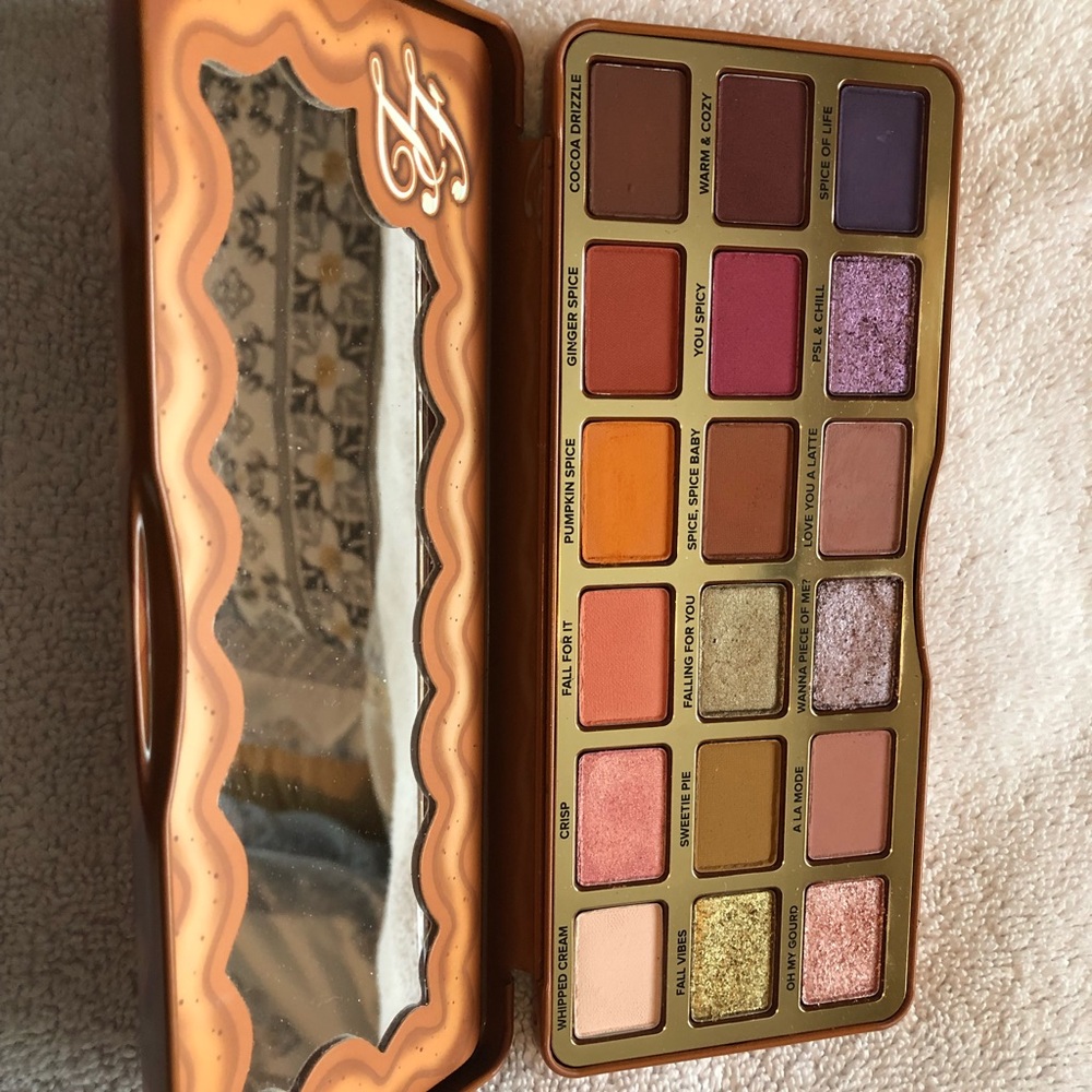 Too faced pumpkin spice palette